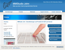 Tablet Screenshot of mmstudio-john.de